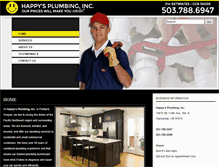 Tablet Screenshot of happysplumbing.com